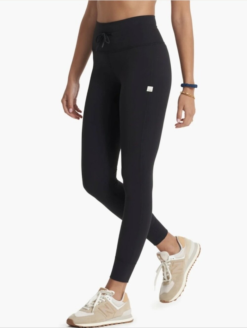 Vuori Daily Legging Black High Rise Waist Activewear Fitted Joggers Pants Size S